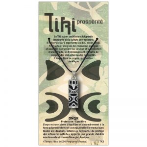 Tiki Prospérité sur sa carte personnalisée