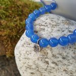 Bracelet de vie agate bleue